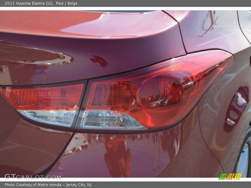 Red / Beige 2013 Hyundai Elantra GLS
