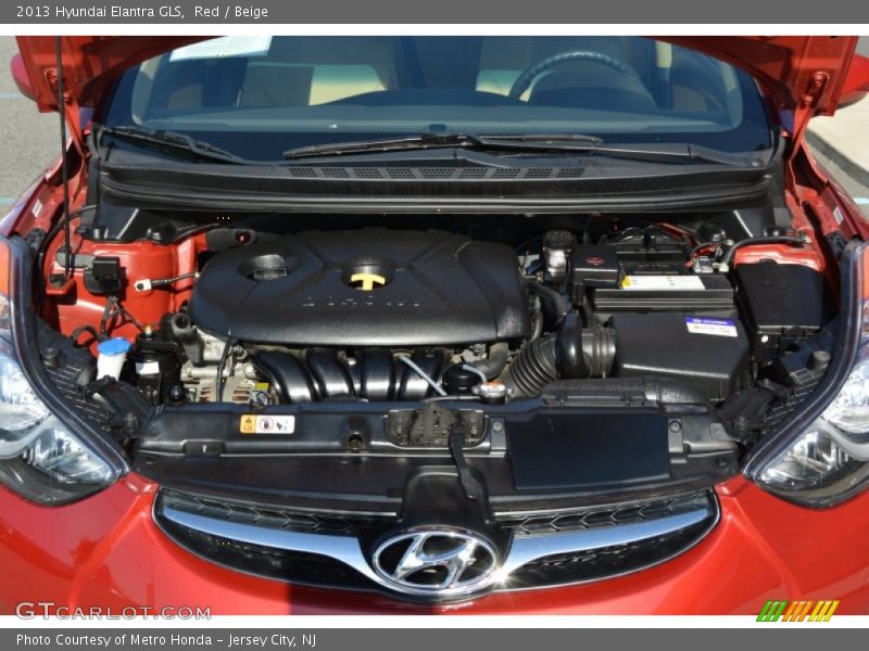 Red / Beige 2013 Hyundai Elantra GLS