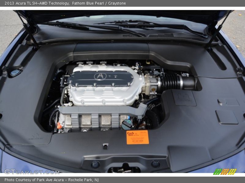 Fathom Blue Pearl / Graystone 2013 Acura TL SH-AWD Technology
