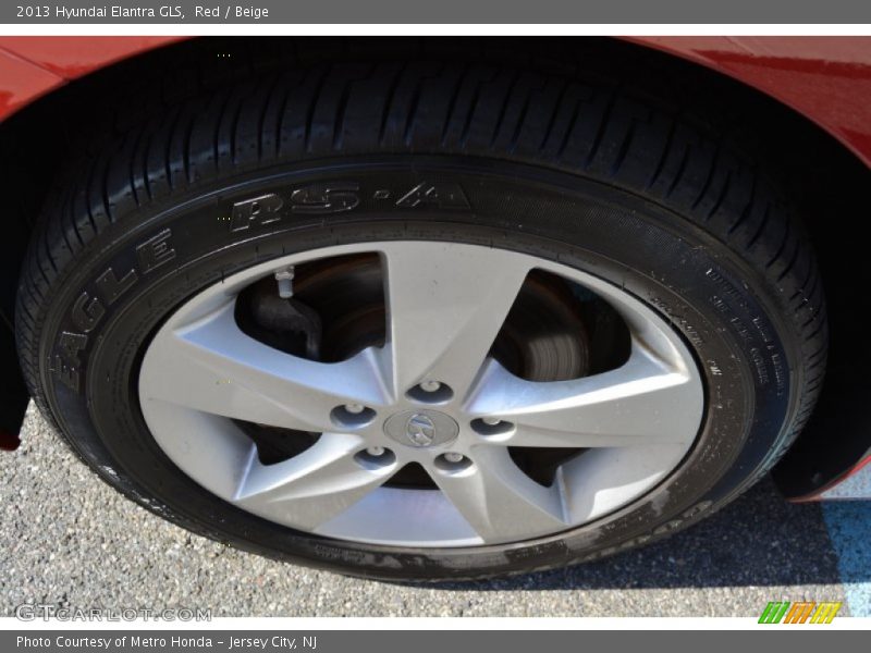 Red / Beige 2013 Hyundai Elantra GLS