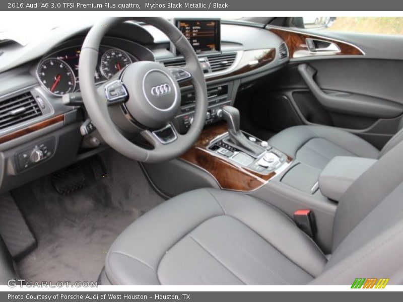 Mythos Black Metallic / Black 2016 Audi A6 3.0 TFSI Premium Plus quattro