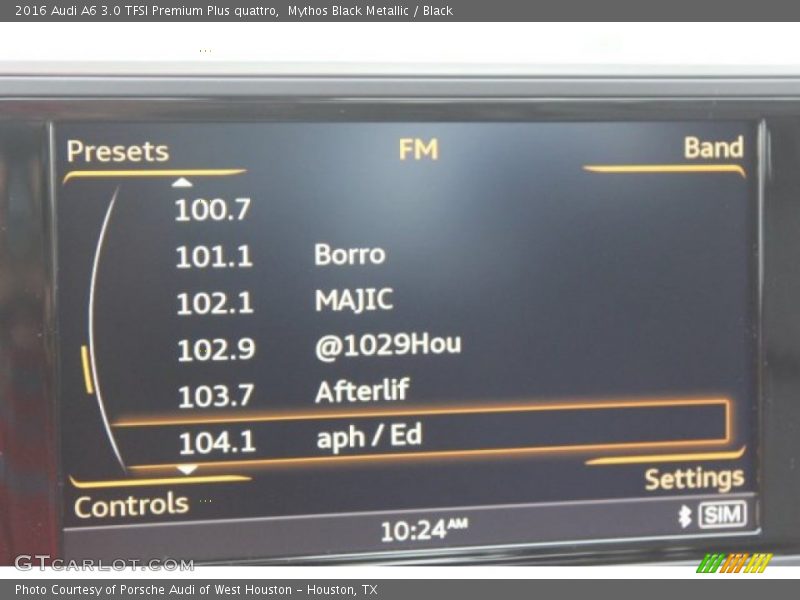 Mythos Black Metallic / Black 2016 Audi A6 3.0 TFSI Premium Plus quattro