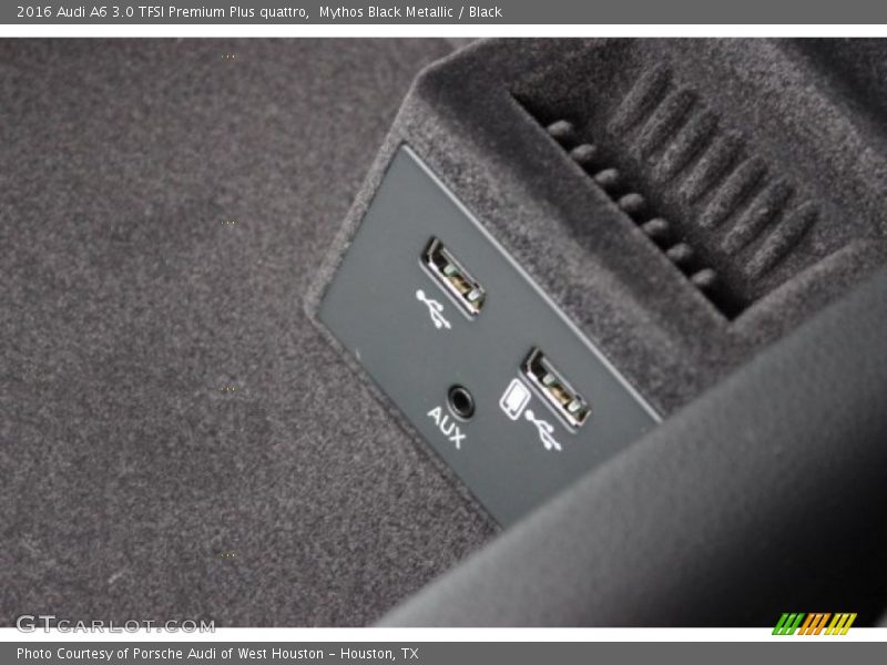 Mythos Black Metallic / Black 2016 Audi A6 3.0 TFSI Premium Plus quattro