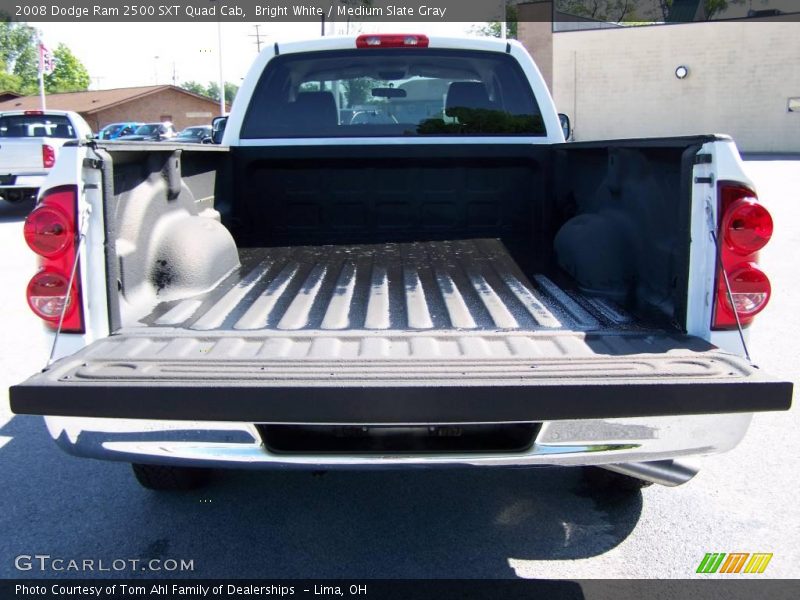 Bright White / Medium Slate Gray 2008 Dodge Ram 2500 SXT Quad Cab