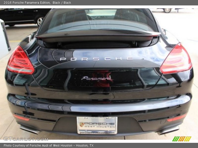 Black / Black 2016 Porsche Panamera Edition