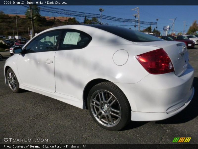 Super White / Dark Charcoal 2006 Scion tC