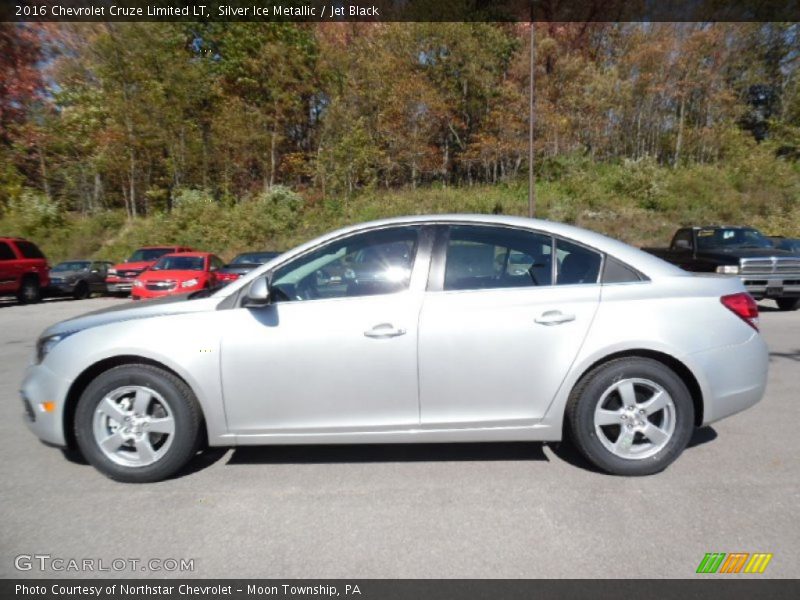 Silver Ice Metallic / Jet Black 2016 Chevrolet Cruze Limited LT