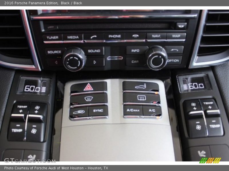 Controls of 2016 Panamera Edition
