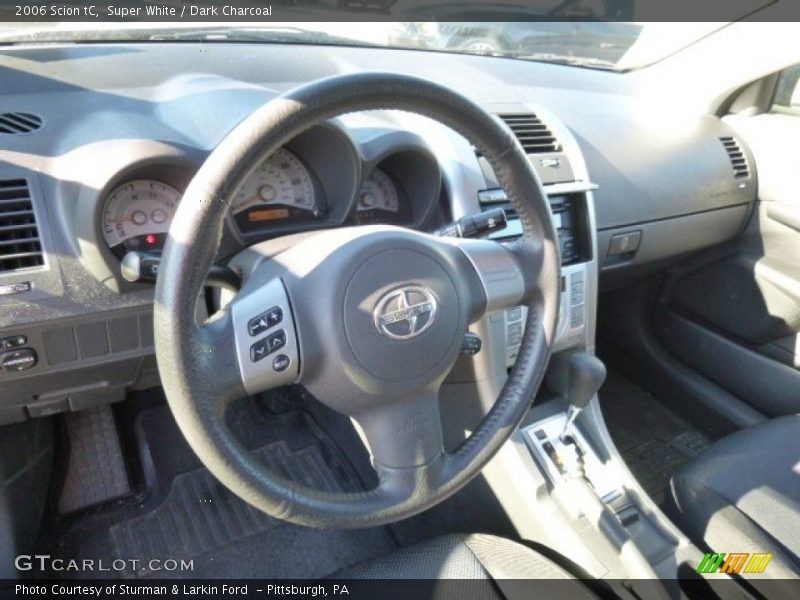 Super White / Dark Charcoal 2006 Scion tC