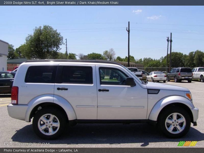 Bright Silver Metallic / Dark Khaki/Medium Khaki 2009 Dodge Nitro SLT 4x4