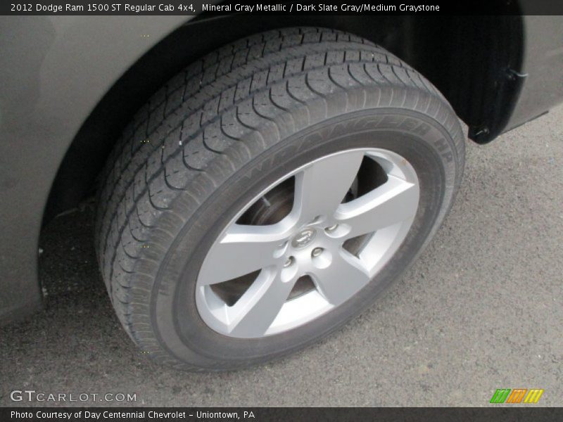 Mineral Gray Metallic / Dark Slate Gray/Medium Graystone 2012 Dodge Ram 1500 ST Regular Cab 4x4