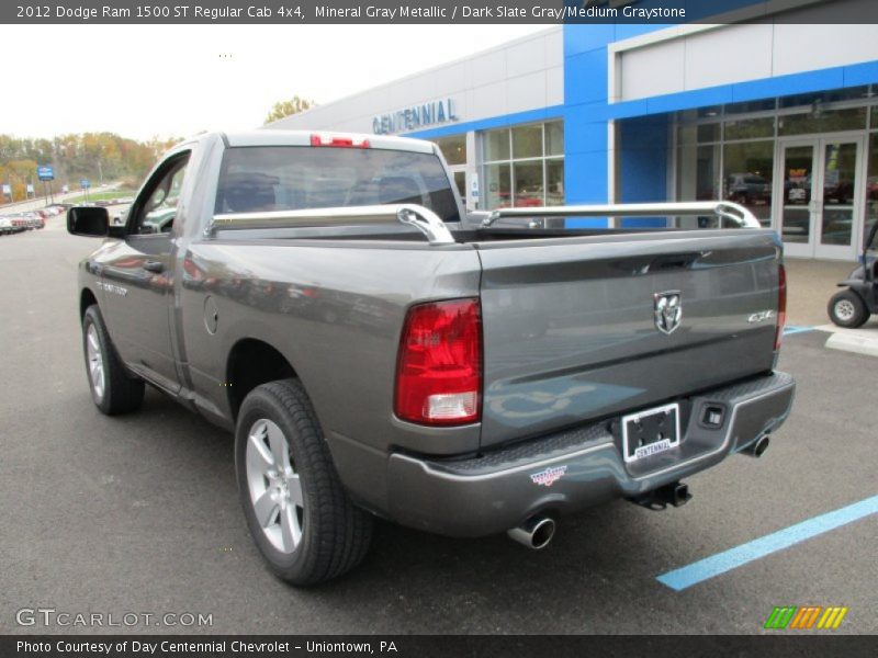 Mineral Gray Metallic / Dark Slate Gray/Medium Graystone 2012 Dodge Ram 1500 ST Regular Cab 4x4