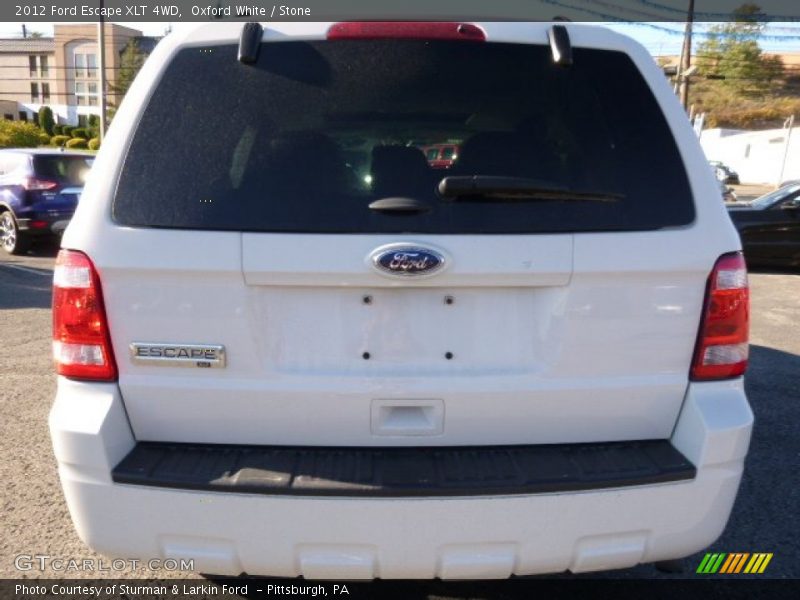 Oxford White / Stone 2012 Ford Escape XLT 4WD