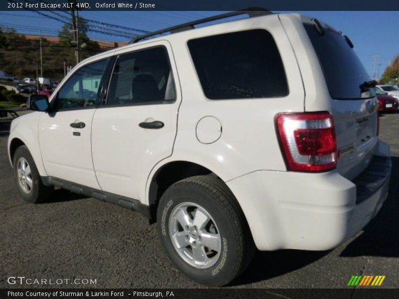 Oxford White / Stone 2012 Ford Escape XLT 4WD