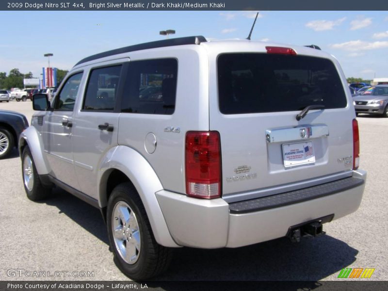 Bright Silver Metallic / Dark Khaki/Medium Khaki 2009 Dodge Nitro SLT 4x4