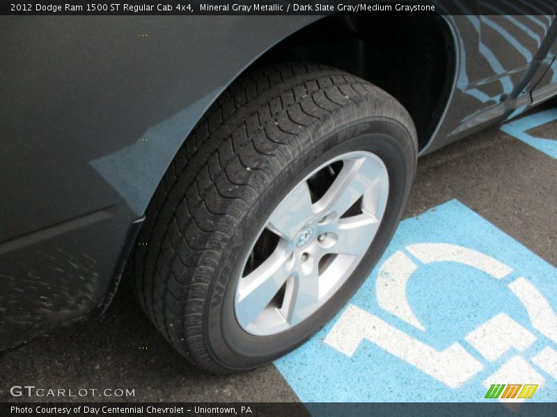 Mineral Gray Metallic / Dark Slate Gray/Medium Graystone 2012 Dodge Ram 1500 ST Regular Cab 4x4