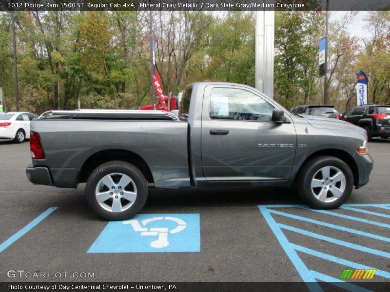 Mineral Gray Metallic / Dark Slate Gray/Medium Graystone 2012 Dodge Ram 1500 ST Regular Cab 4x4