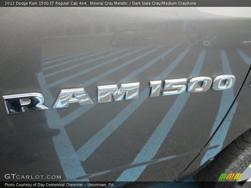 Mineral Gray Metallic / Dark Slate Gray/Medium Graystone 2012 Dodge Ram 1500 ST Regular Cab 4x4