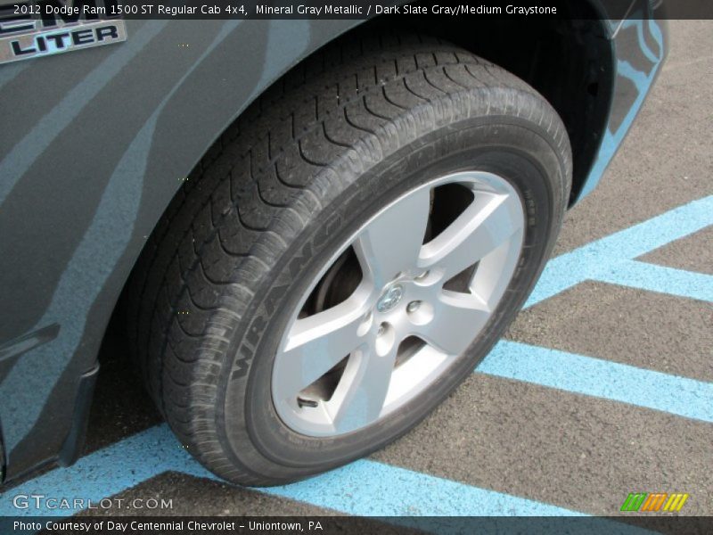Mineral Gray Metallic / Dark Slate Gray/Medium Graystone 2012 Dodge Ram 1500 ST Regular Cab 4x4