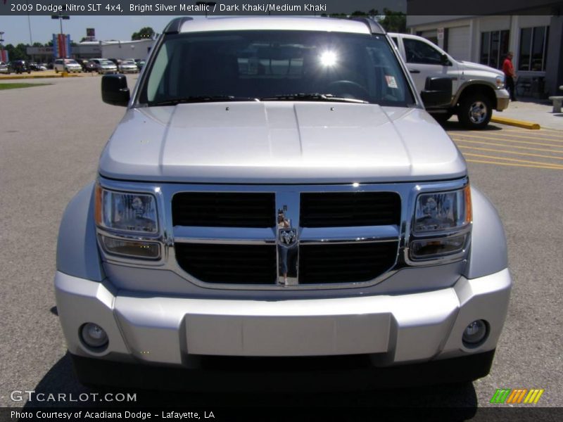 Bright Silver Metallic / Dark Khaki/Medium Khaki 2009 Dodge Nitro SLT 4x4