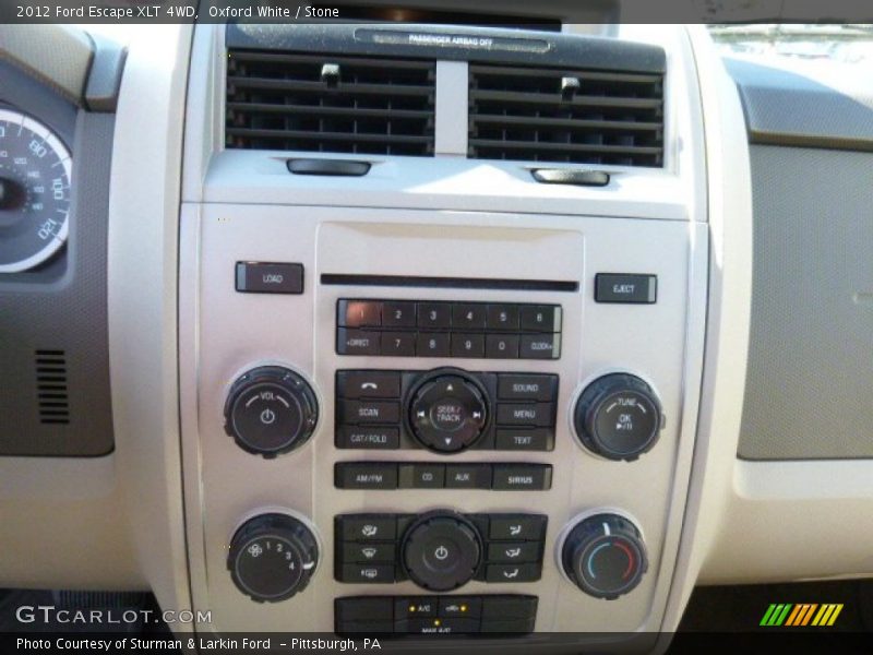 Oxford White / Stone 2012 Ford Escape XLT 4WD