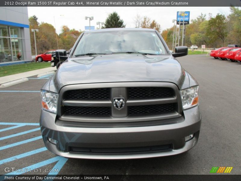 Mineral Gray Metallic / Dark Slate Gray/Medium Graystone 2012 Dodge Ram 1500 ST Regular Cab 4x4