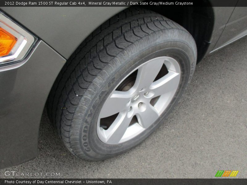 Mineral Gray Metallic / Dark Slate Gray/Medium Graystone 2012 Dodge Ram 1500 ST Regular Cab 4x4