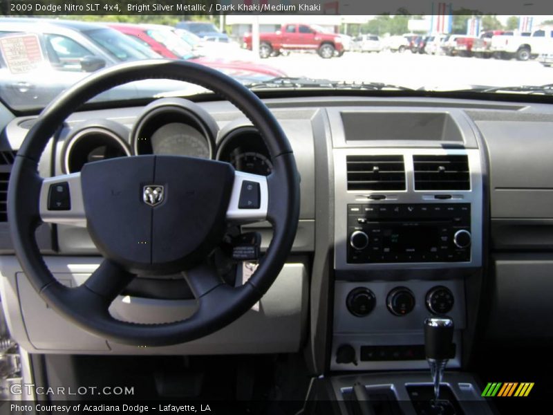 Bright Silver Metallic / Dark Khaki/Medium Khaki 2009 Dodge Nitro SLT 4x4
