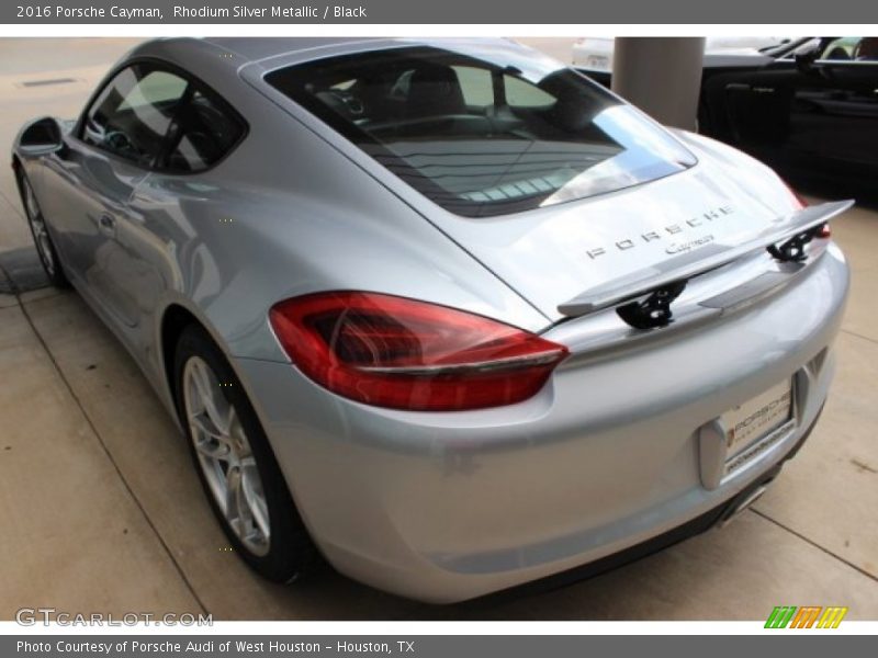 Rhodium Silver Metallic / Black 2016 Porsche Cayman