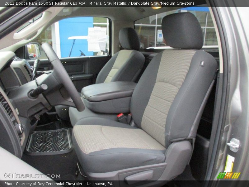 Mineral Gray Metallic / Dark Slate Gray/Medium Graystone 2012 Dodge Ram 1500 ST Regular Cab 4x4