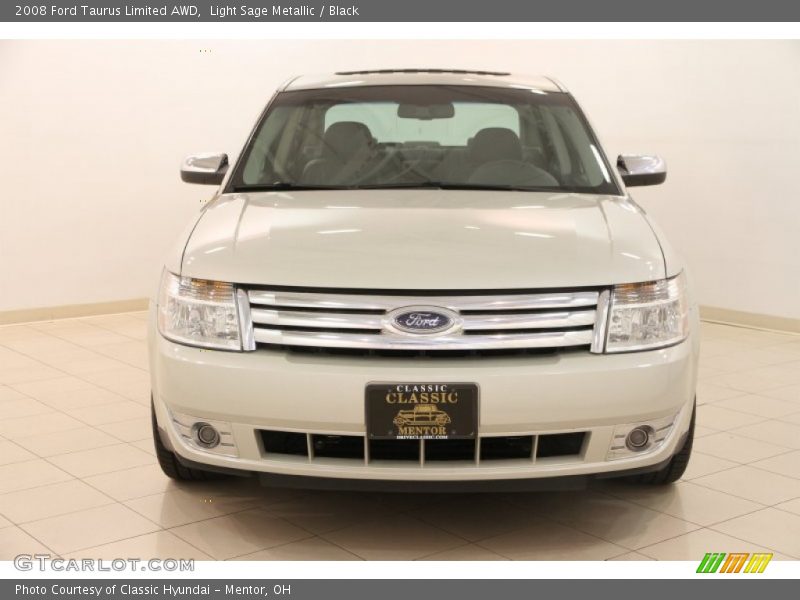 Light Sage Metallic / Black 2008 Ford Taurus Limited AWD