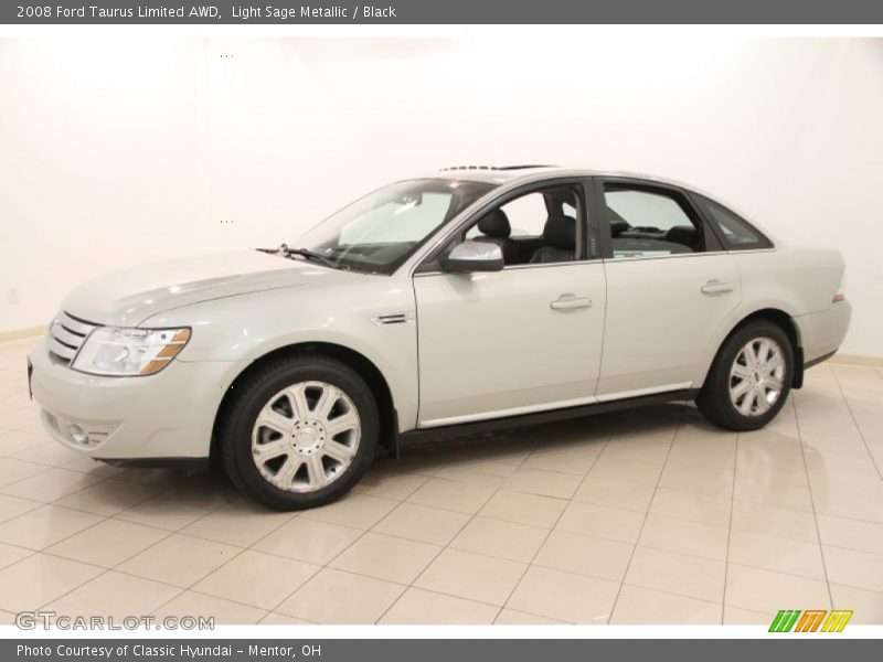 Light Sage Metallic / Black 2008 Ford Taurus Limited AWD