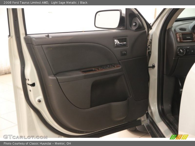 Light Sage Metallic / Black 2008 Ford Taurus Limited AWD