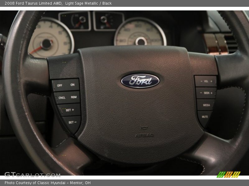 Light Sage Metallic / Black 2008 Ford Taurus Limited AWD