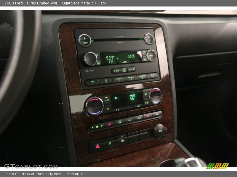 Light Sage Metallic / Black 2008 Ford Taurus Limited AWD
