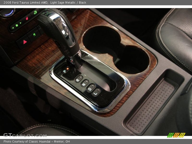 Light Sage Metallic / Black 2008 Ford Taurus Limited AWD
