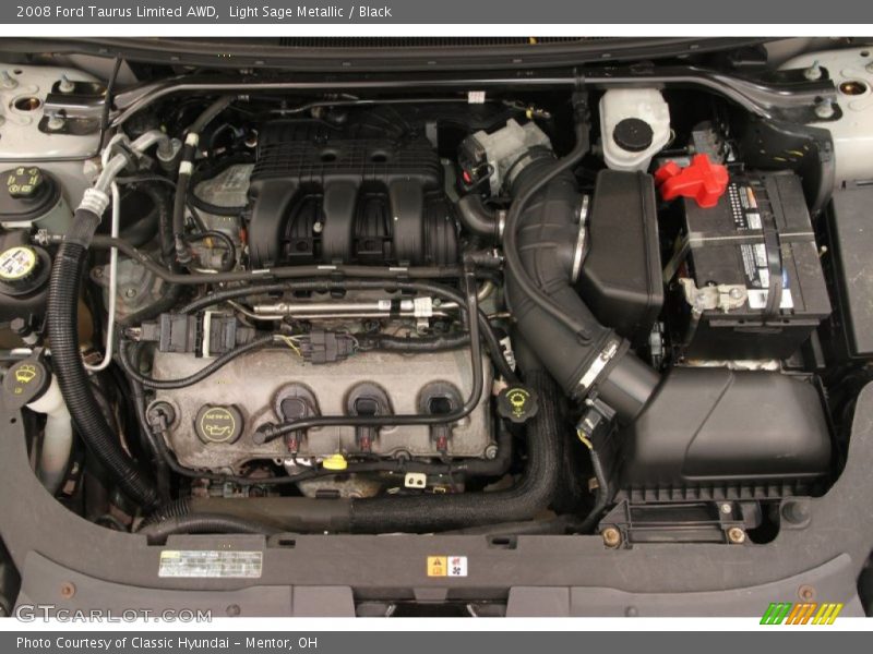 Light Sage Metallic / Black 2008 Ford Taurus Limited AWD