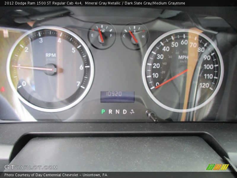 Mineral Gray Metallic / Dark Slate Gray/Medium Graystone 2012 Dodge Ram 1500 ST Regular Cab 4x4