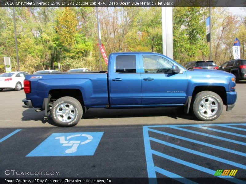  2016 Silverado 1500 LT Z71 Double Cab 4x4 Deep Ocean Blue Metallic