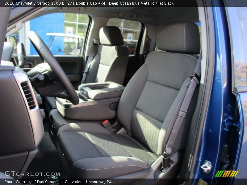 Deep Ocean Blue Metallic / Jet Black 2016 Chevrolet Silverado 1500 LT Z71 Double Cab 4x4