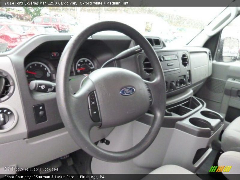 Oxford White / Medium Flint 2014 Ford E-Series Van E250 Cargo Van