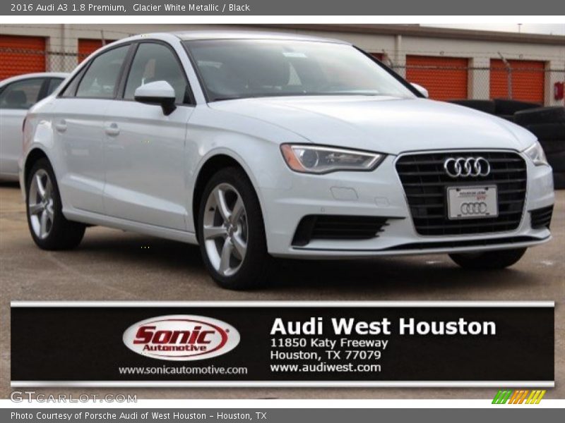 Glacier White Metallic / Black 2016 Audi A3 1.8 Premium