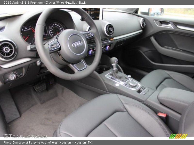 Glacier White Metallic / Black 2016 Audi A3 1.8 Premium