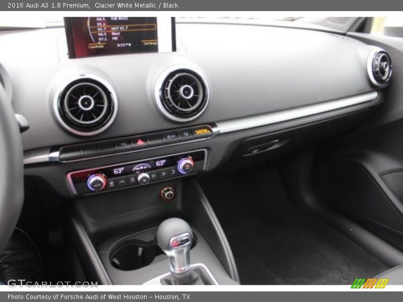 Glacier White Metallic / Black 2016 Audi A3 1.8 Premium