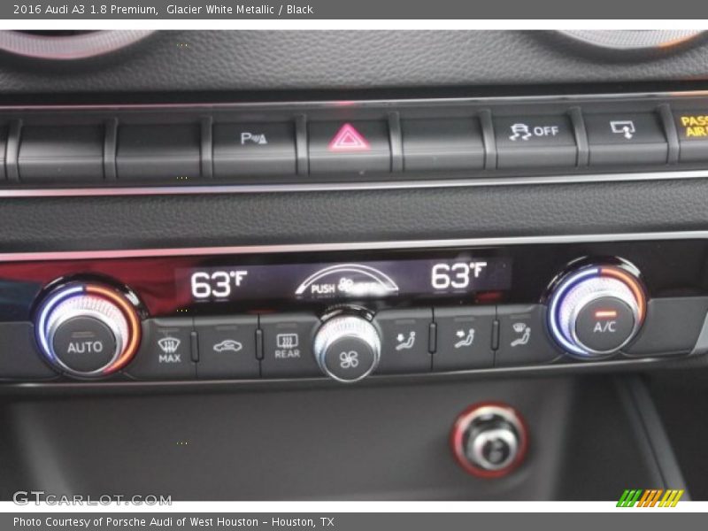 Glacier White Metallic / Black 2016 Audi A3 1.8 Premium