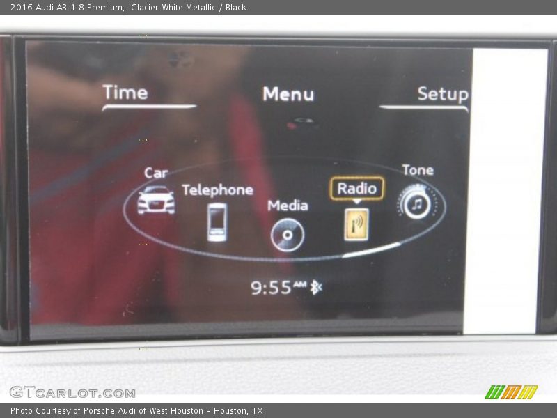 Glacier White Metallic / Black 2016 Audi A3 1.8 Premium