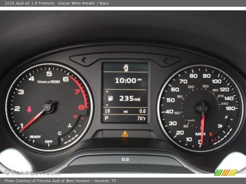 Glacier White Metallic / Black 2016 Audi A3 1.8 Premium