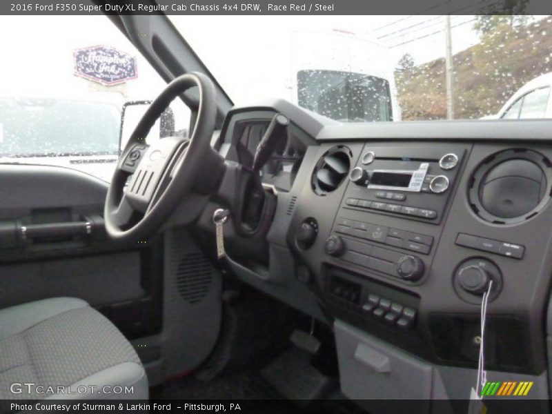 Race Red / Steel 2016 Ford F350 Super Duty XL Regular Cab Chassis 4x4 DRW