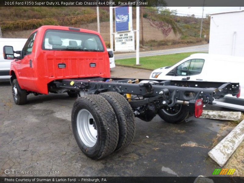 Race Red / Steel 2016 Ford F350 Super Duty XL Regular Cab Chassis 4x4 DRW