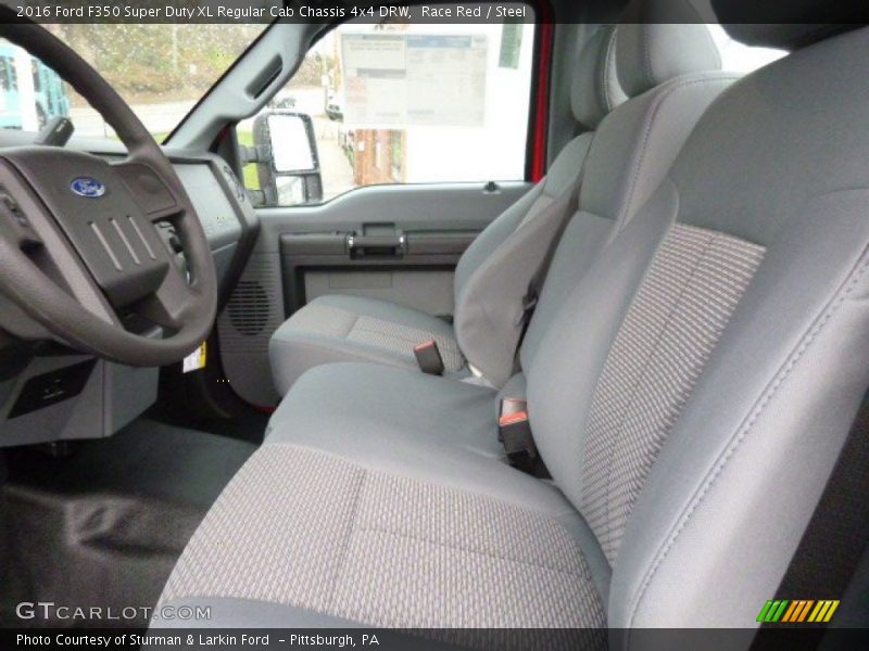 Race Red / Steel 2016 Ford F350 Super Duty XL Regular Cab Chassis 4x4 DRW